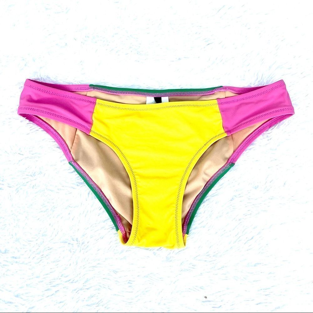 J. Crew Color Block Bikini Bottoms - Picture 2 of 7